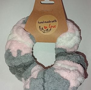 Barbie theme scrunchies